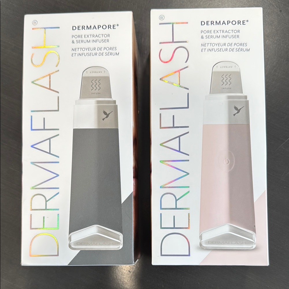 NWT Dermaflash Dermapore Pore Extractor & Serum Infuser